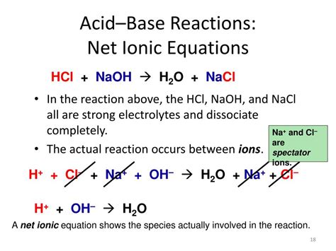 net ionic equation slideshare