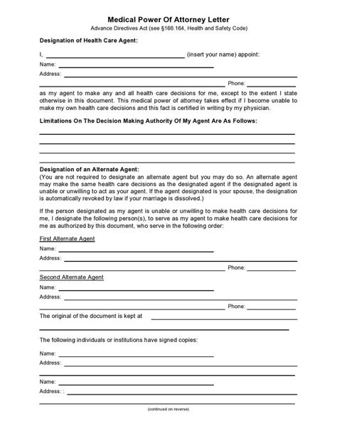 professional power  attorney letters examples power
