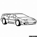 Lotus Esprit Cars Coloring Thecolor 1993 Pages sketch template