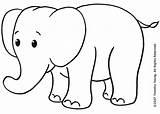 Elephant Drawings Kids Drawing Clipart Cliparts Draw Sketch Animals Library Choose Board sketch template