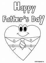 Coloring Happy Fathers Father Heart Pages Kids Craft Crafts Sheets Dad Printable Card Cartoon Easy Explore Cards Coloringpage Eu Choose sketch template