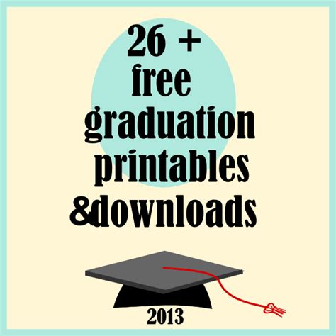 graduation  printables   links schulabschluss