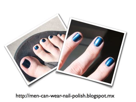 Men Can Wear Nail Polish L A Colors Blue Lagoon