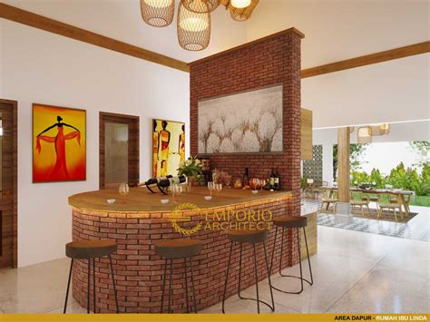 ide desain interior dapur minimalis sederhana berkonsep vintage