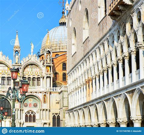 San Marco Square Venice Italy Stock Image Image Of