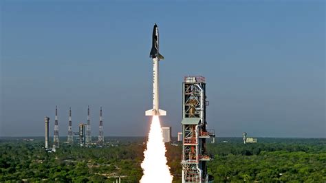 isros irlv td test incredible images  indias  space shuttle
