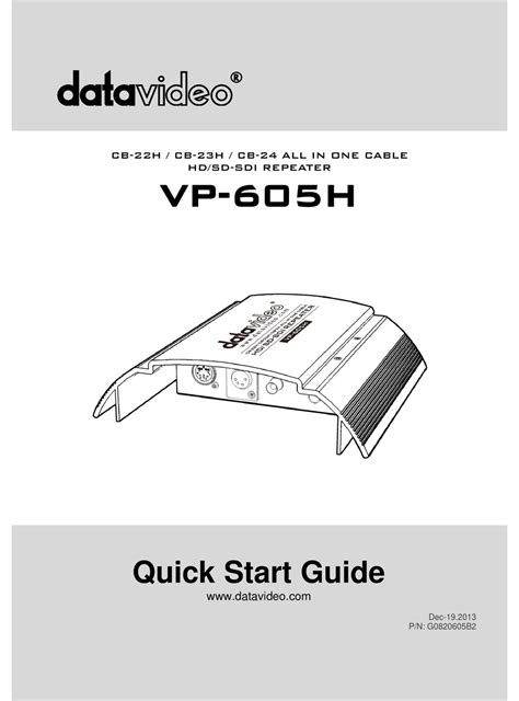 datavideo vp  instruction manual   manualslib