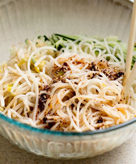 Chinese Rice Noodle Salad