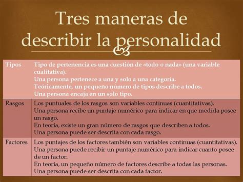 La Personalidad Tres Maneras De Describir La Personalidad Hot Sex Picture