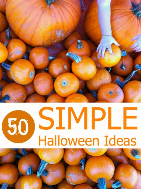 simple halloween ideas