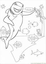 Shark Coloring Pages Tales Print Color Kids sketch template