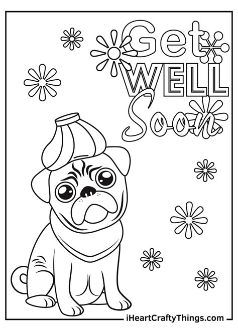 Get Well Soon Coloring Pages Updated 2021