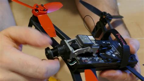 repair  bebop drone camera lens part  youtube