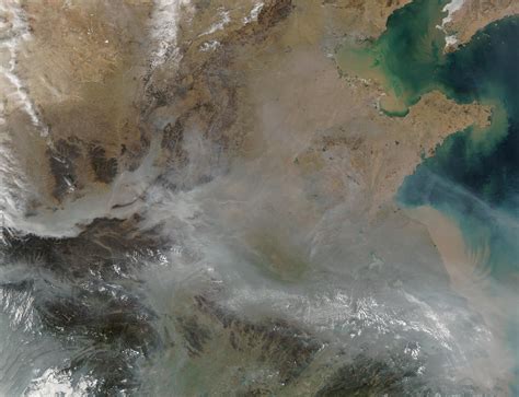 pollution  china natural hazards