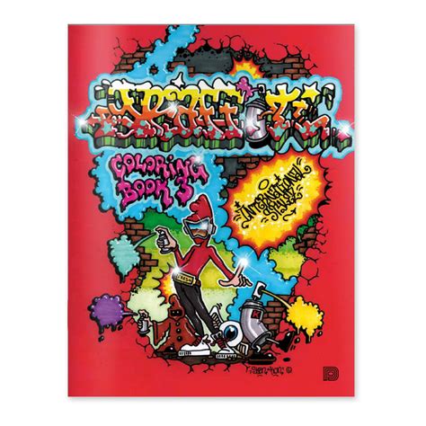 graffiti coloring book  markersnpenscom