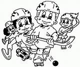 Coloring Pages Nhl Logo Hockey Coloriage Popular sketch template