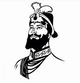 Guru Singh Gobind sketch template