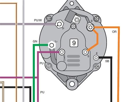 mercruiser mando alternator wiring diagram wiring diagram