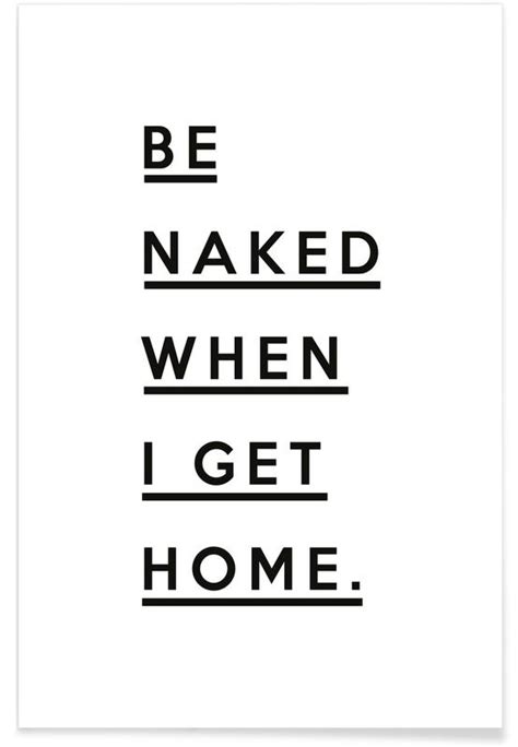 be naked poster juniqe