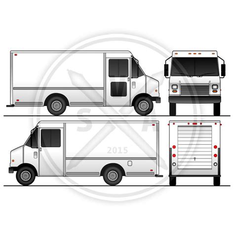 food truck template vector  getdrawings