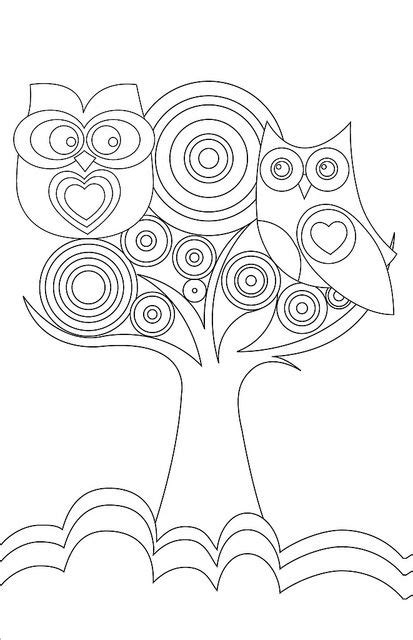 coloring page world owl love portraits owl coloring pages printable