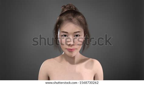 3d Rendering 3d Artwork Asian Woman Stock Illustration 1568730262