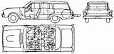 Falcon Ford Blueprints Wagon 1961 Car Drawing Cliparts Library Clipart Drawings Clip sketch template