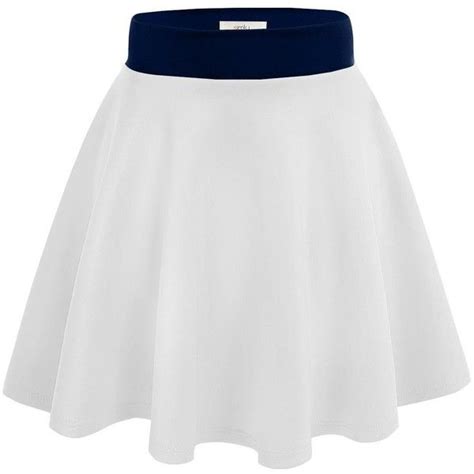 Simlu Womens A Line Flared Skater Skirt 32 Brl Liked On Polyvore