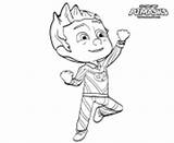 Coloring Catboy Pj Pages Pajama Masks Heroes Printable Connor Clipart Logo Hero sketch template