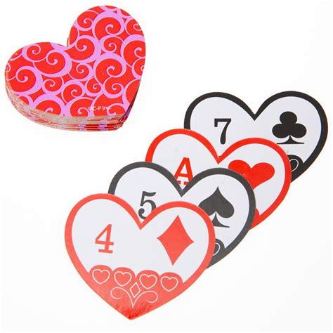 heart shaped playing cards cards playing cards heart shapes
