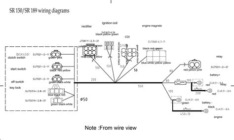 chinese  pin cdi wiring diagram wiring diagram  schematic