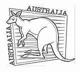 Australia Coloring Pages Sheets Kids Happy Comments Kangaroo Activities sketch template