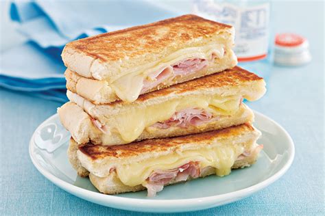 recipes pan toasted ham  cheese sandwich