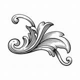 Filigree Calligraphy sketch template
