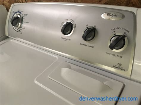 large images  rare whirlpool  electric dryer  wide quality refurbished  year