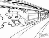 Train Coloring Pages Subway Freight Getcolorings Big sketch template