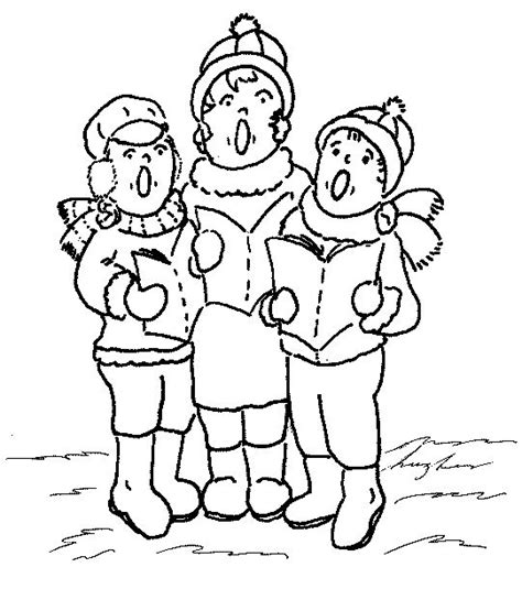 christmas carolers coloring pages christmas coloring books coloring