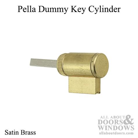 pella blank key cylinder dummy   keyed trim