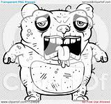Ugly Panda Outlined Depressed Coloring Clipart Vector Cartoon Illustration Cory Thoman Regarding Notes Quick sketch template