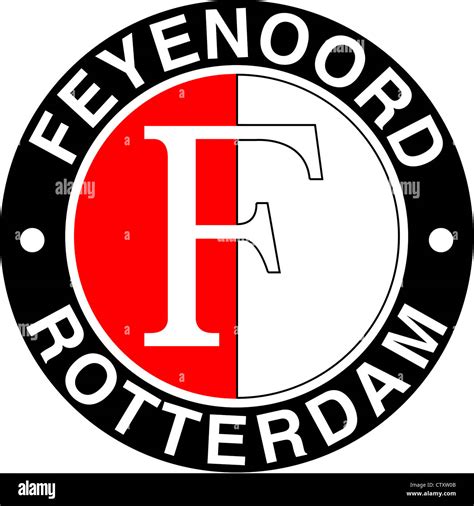 logo  dutch football team feyenoord rotterdam stock photo alamy