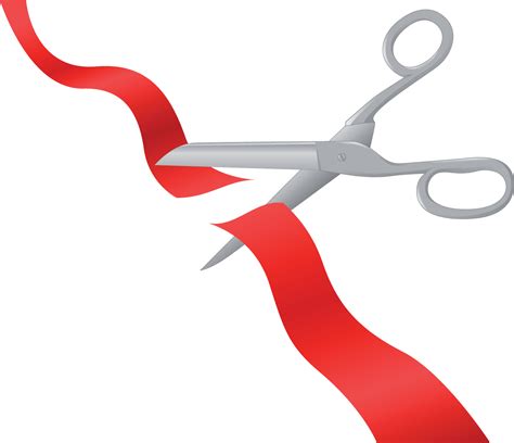 cut clipart ribbon cutting cut ribbon cutting transparent     webstockreview