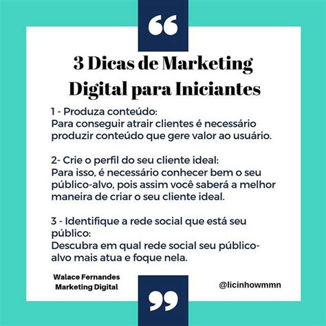 3 dicas de marketing digital para iniciantes marketing