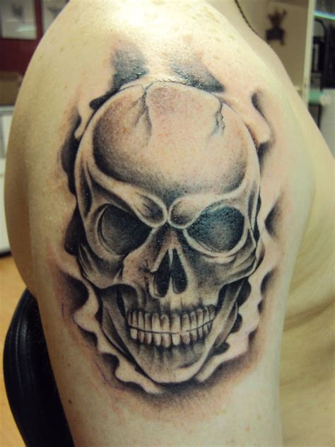 skull tattoos  men designs ideas  meaning tattoos