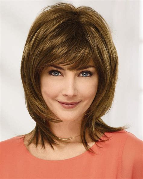 Sexy Shoulder Length Shag Wigs With Flicked Ends And A Bi