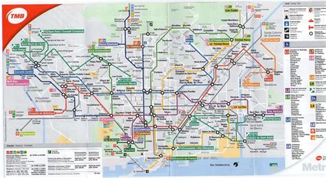 barcelona zone  metro map united states map
