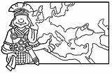 Map Coloring Empire Rome Soldier Roman Wecoloringpage sketch template