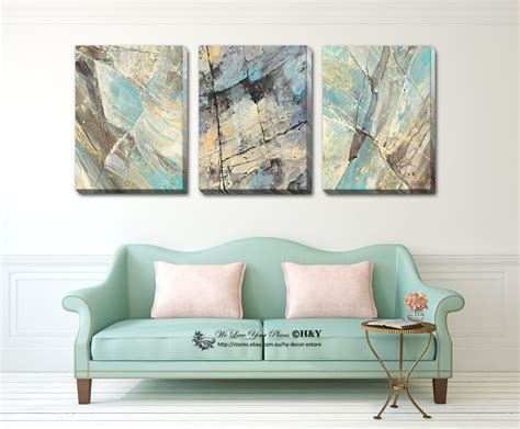 set   abstract stretched canvas prints framed wall art home decor