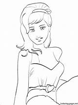 Coloring Pages Perry Katy Getdrawings sketch template