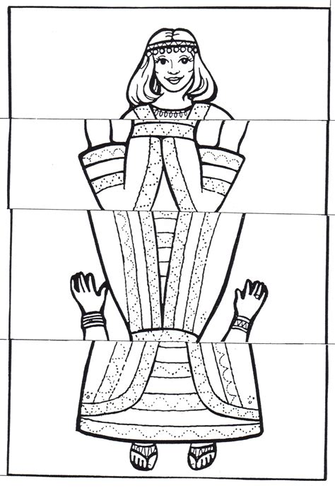 queen esthers courage coloring page sundayschoolist