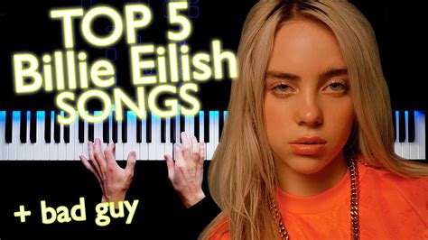 top billie eilish songs piano tutorial sheets   play youtube